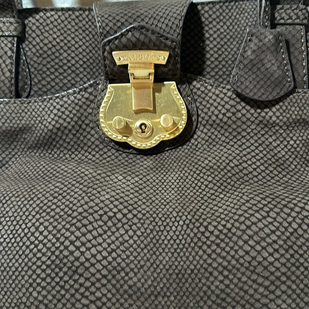 Talbots brown leather bag - Picture 3 of 8